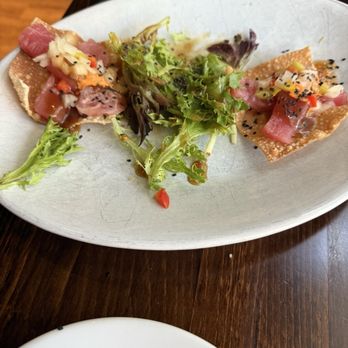 Allsopp & Chapple Restaurant + Bar - Tuna Melon Nachos - New American Near Me - Little Rock, Arkansas Allsopp & Chapple Restaurant + Bar - Tuna Melon Nachos - New American Near Me - Little Rock, Arkansas