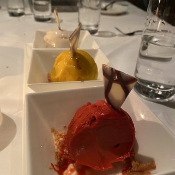 TOKU - Raspberry mango and lychee sorbet - Japanese Near Me - Manhasset, New York TOKU - Raspberry mango and lychee sorbet - Japanese Near Me - Manhasset, New York