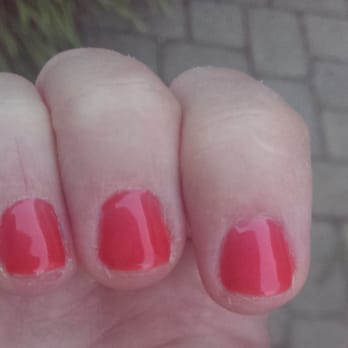 Zuri Nails & Spa - How good is that? The picture was taken just two hours after the manicure. Look at the skin around nails. Aggrr. - Nail Salons Near Me - Annapolis, Maryland