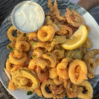 Boat House Waterfront Dining - Crispy Point Judith Calamari - Seafood Near Me - Tiverton, Rhode Island