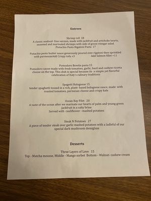 Menu photo 8 Durvo Las Vegas, NV