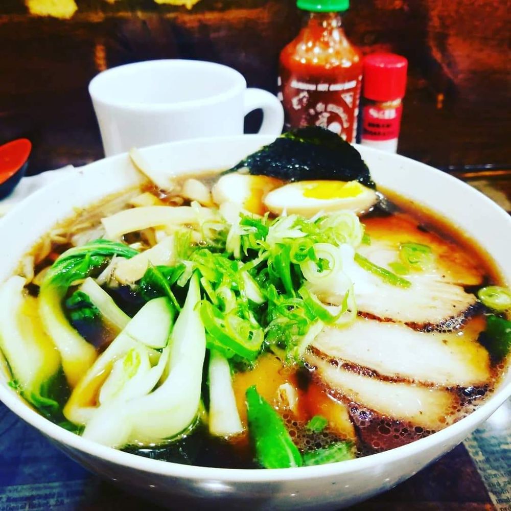 Noodle Boulevard - N1. Shoyu Ramen with Pork Chashu, Vegetables, and Ajisu Egg - Ramen Near Me - Cary, North Carolina Noodle Boulevard - N1. Shoyu Ramen with Pork Chashu, Vegetables, and Ajisu Egg - Ramen Near Me - Cary, North Carolina