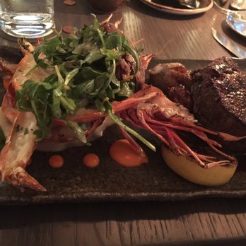 Parc - Surf and turf special order chefs choice. Beyond excellent the giant prawns were cooked to perfection. The filet mignon was wow! - New American Near Me - Detroit, Michigan