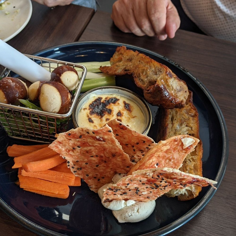 Kounter - Hummus and cheese squeeze - New American Near Me - Rock Hill, South Carolina