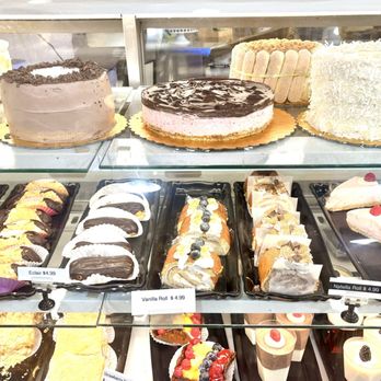 Emile’s Pastry & Cafe - Strawberry cheesecake top center - Bakeries Near Me - Los Angeles, California