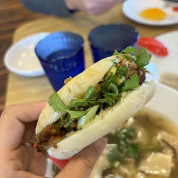 Hometown Dumpling - Braised pork bun. Little meat. $6.49 - Juice Bars & Smoothies Near Me - Folsom, California Hometown Dumpling - Braised pork bun. Little meat. $6.49 - Juice Bars & Smoothies Near Me - Folsom, California