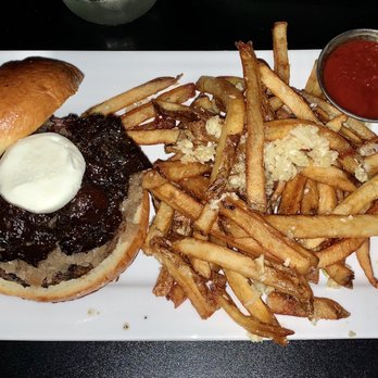 The Bad Apple - The Figs Is In with garlic fries - Burgers Near Me - Chicago, Illinois The Bad Apple - The Figs Is In with garlic fries - Burgers Near Me - Chicago, Illinois