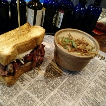The Franklin Room - Kick ass house pastrami and mushroom soup - American Near Me - Chicago, Illinois