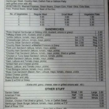 Ross's Diner - Southern Near Me - Cartersville, Georgia