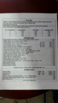 Menu photo 7 Ross's Diner Cartersville, GA
