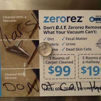Zerorez Oklahoma City - Was told I would pay more then the the mailer states , wtf?! - Carpet Cleaning Near Me - Oklahoma City, Oklahoma