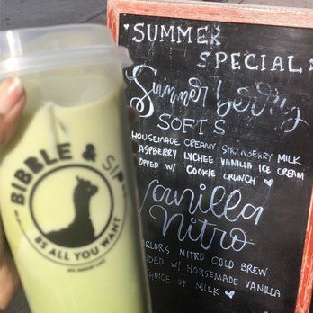 Bibble & Sip - Matcha Jasmine Latte - Coffee & Tea Near Me - New York, New York