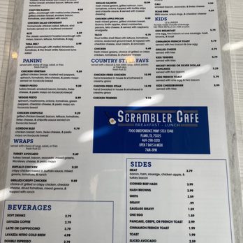 Scrambler Cafe - Menu - Breakfast & Brunch Near Me - Plano, Texas