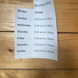 Ricky J's - Hours of operation