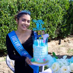 16th birthday cake and cookies