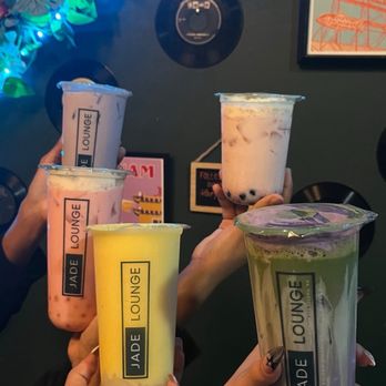 Jade Lounge - Blueberry milk tea. Dragons breath. Pineapple express. Ube matcha - Desserts Near Me - Tacoma, Washington