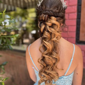Megan Rae Ann - Sweet sixteen event hair updo hair style - Hair Stylists Near Me - Lodi, California Megan Rae Ann - Sweet sixteen event hair updo hair style - Hair Stylists Near Me - Lodi, California
