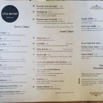 Little Brittany Brickell - a menu for a restaurant - Creperies Near Me - Miami, Florida Little Brittany Brickell - a menu for a restaurant - Creperies Near Me - Miami, Florida