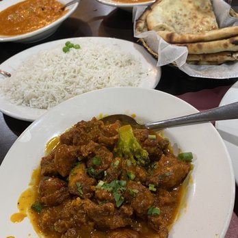 Bombay Nights - Chicken Manchurian, Rice, Onion Kulcha, & Butter Chicken - Indian Near Me - Perry Hall, Maryland