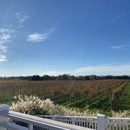 View from the outside tasting area