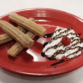 La Cabana - a plate of churros and ice cream - Mexican Near Me - Helen, Georgia La Cabana - a plate of churros and ice cream - Mexican Near Me - Helen, Georgia