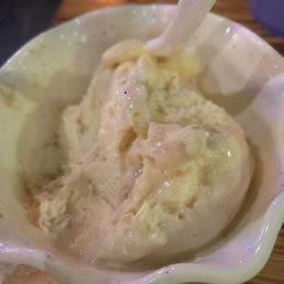 Ice cream desert , after eating two plates of delicious Chinese Food at this buffet !