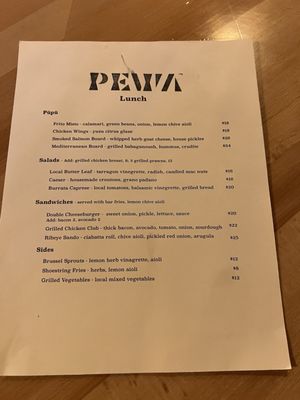 Menu photo 3 Pewa Honolulu, HI