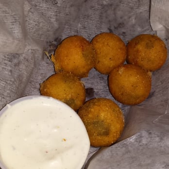 Texas Roadhouse - Rattlesnake Bites (jalapeño w/ jack cheese fried up nicely).  We ate some but order comes w/ 8 or 10 bites.  Side of ranch. - Steakhouses Near Me - Warren, Ohio