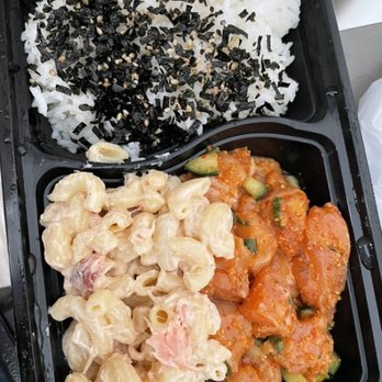 Seattle Fish Guys - Spicy salmon poke bowl - Seafood Markets Near Me - Seattle, Washington Seattle Fish Guys - Spicy salmon poke bowl - Seafood Markets Near Me - Seattle, Washington