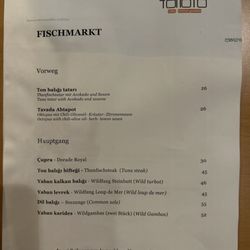 Tablo - March'24 menu