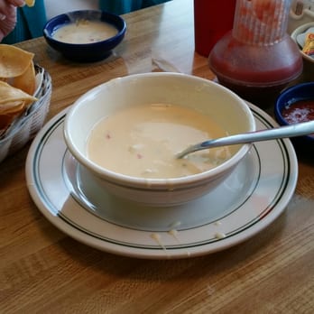 Margarita's Mexican Restaurant - Large cheese dip in soup bowl. - Mexican Near Me - Holland, Michigan