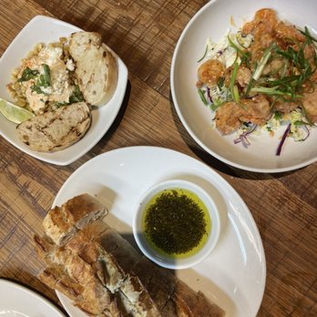 California Pizza Kitchen - Bread, street corn, dynamite shrimp - Pizza Near Me - Santa Clara, California