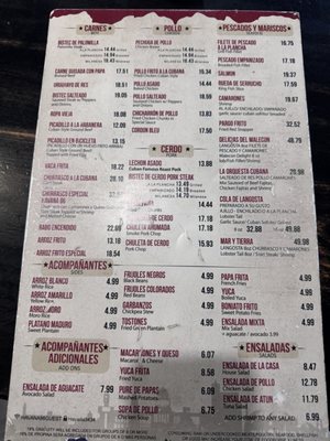 Menu photo 1 HAVANA 86 - Authentic Cuban Flavor Tampa, FL
