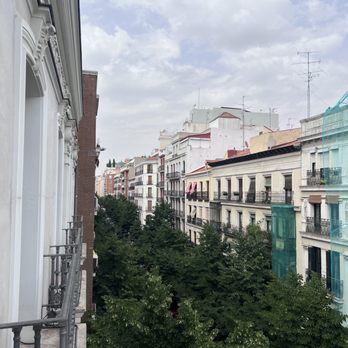 Hotel Único Madrid - View from the room facing the street - Hotels Near Me - Madrid, M Hotel Único Madrid - View from the room facing the street - Hotels Near Me - Madrid, M