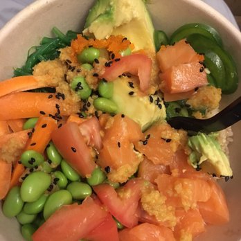 Poke Kai - Brown rice with Salmon Poke - Japanese Near Me - Allentown, Pennsylvania Poke Kai - Brown rice with Salmon Poke - Japanese Near Me - Allentown, Pennsylvania