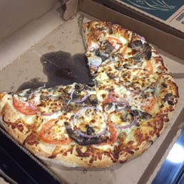 Philly cheesesteak pizza- so tasty! Philly cheesesteak pizza- so tasty!