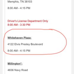 Shelby County Clerks Office - Hours of operation