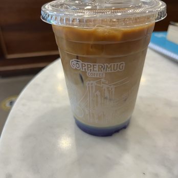 Copper Mug Coffee - Iced Lavender Latte - Coffee & Tea Near Me - Brooklyn, New York Copper Mug Coffee - Iced Lavender Latte - Coffee & Tea Near Me - Brooklyn, New York