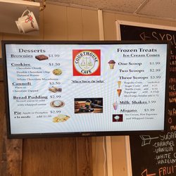 Courthouse Cafe - Dessert menu
