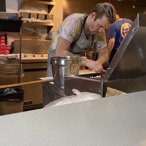 Photo of The Friendly - San Diego, CA, United States. Open kitchen area