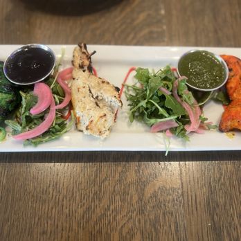 Yantra Kitchen - Trio of chicken tikka - Indian Near Me - Artesia, California