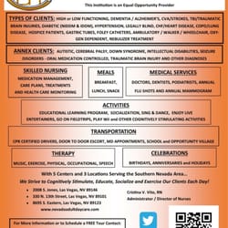 Nevada Adult Day Healthcare Centers - Call me for a FREE Tour of our Center!