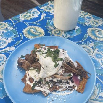 Tato - Chilaquiles with carnitas--outstanding dish! - Mexican Near Me - San Francisco, California