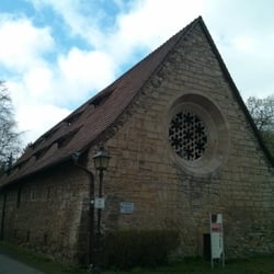 Klosterruine Georgenthal - Ansicht ehemaliges Kornhaus des Klosters