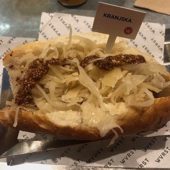 WVRST Union Station - Kielbasa with Kraut - Beer Bar Near Me - Toronto, Ontario