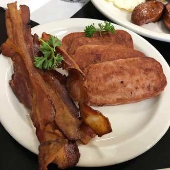 Scramblers Cafe - Side of bacon & spam - Breakfast & Brunch Near Me - Norco, California