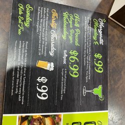 Tumbleweed TexMex Grill & Margarita Bar - Drink special