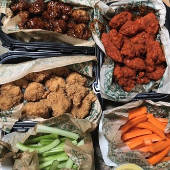 Wingstop - Complete order 40 piece boneless chicken meal - Chicken Wings Near Me - Ukiah, California