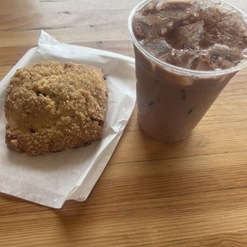 Series A Coffee - Cranberry scone and iced chai latte - Coffee & Tea Near Me - Beverly Hills, California Series A Coffee - Cranberry scone and iced chai latte - Coffee & Tea Near Me - Beverly Hills, California