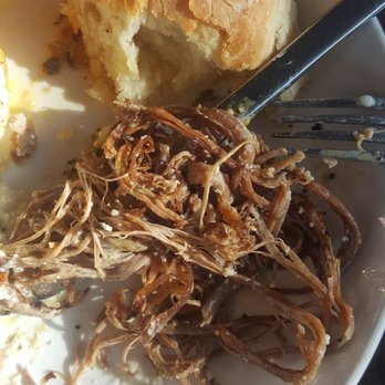 Dish Society - Dry brisket. See for yourself. - New American Near Me - Katy, Texas